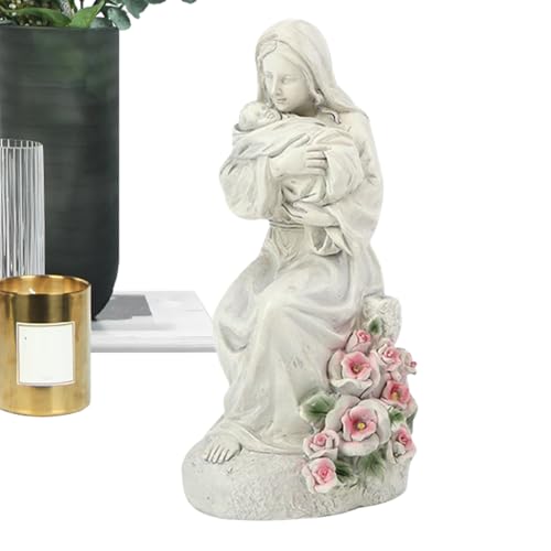 Amesor Mutter Und Sohn Figur,Kleine Familienskulptur - Heimdekor Skulptur Mit LED Licht Für Bücherregal Und Vitrine Zum Muttertag Amesor Mutter Und Sohn Figur,Kleine Familienskulptur - Heimdekor Skulptur Mit LED Licht Für Bücherregal Und Vitrine Zum Muttertag von Amesor