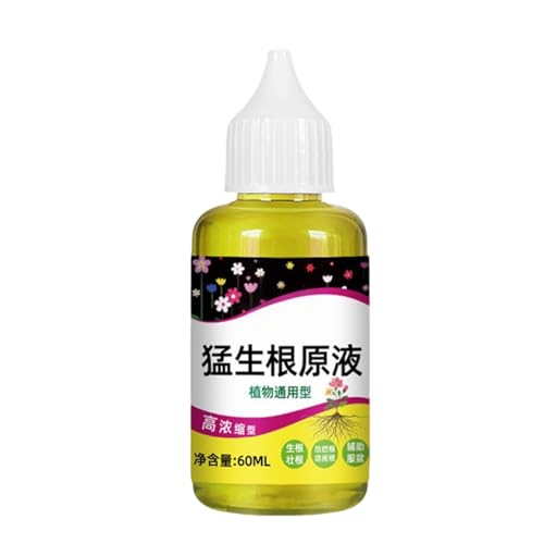 Amesor Pflanzenwurzel Stimulator | Organischer Wurzelstimulator 60ml - Flüssiger Wachstumsverstärker Fördert das Wachstum für Blumen Bäume Rasen Zimmerpflanzen von Amesor