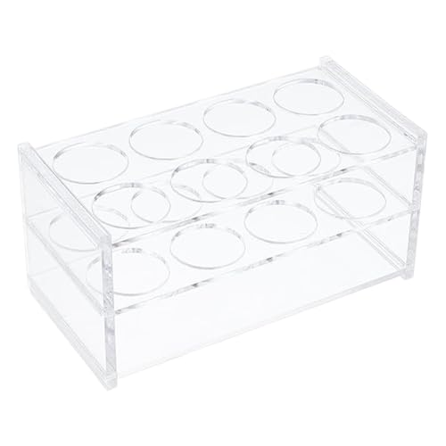 Amesor Reagenzglasständer, Laborhalterung für Reagenzgläser, Acryl Aufbewahrungsbox Für Labor Unterricht Wissenschaft Bildung Organisation Amesor Reagenzglasständer, Laborhalterung für Reagenzgläser, Acryl Aufbewahrungsbox Für Labor Unterricht Wissenschaft Bildung Organisation von Amesor