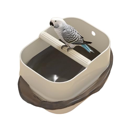 Amesor Vogel Trainings Sitzstange | Vogelkäfig Zubehör Mit Abnehmbarer Basis,Vogelspielplatz für Tisch | Für Papageien Wellensittiche Nymphensittiche Finken Zuhause Schlafzimmer Küche Spielbereich von Amesor