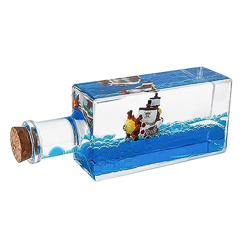 Cruise Ship Fluid Drift Bottle - Schiff In Einer Flasche, Kreuzfahrtschiff Fluid Drift | Fluid Modell Kreuzfahrtschiff Aus Acryl | Kreuzfahrtschiff Flaschen Ornament | Stressabbau, Für Bürodekoration von Amesor