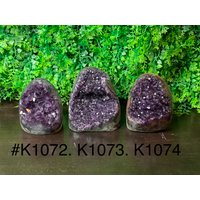 4-5 "Große Exemplare Amethyst Cluster Dunkelviolett Kristall Quarz Geode Stein Polierten Kanten Uruguay Energie Heilstein # K1072 von AmethystCreationShop