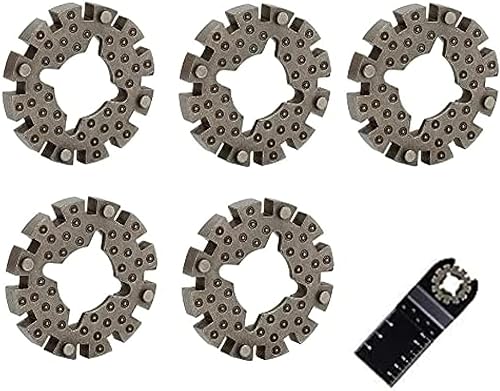 5 Stück Multi-Tool-Schaft-Adapter, universeller Schnellpass-Zubehöradapter, oszillierender Sägeblatt-Adapter, Sternverriegelungsadapter, Universalschaft-Adapter 5 Stück Multi-Tool-Schaft-Adapter, universeller Schnellpass-Zubehöradapter, oszillierender Sägeblatt-Adapter, Sternverriegelungsadapter, Universalschaft-Adapter von Ameurey