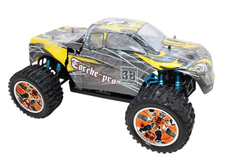 Amewi Torche Pro Monstertruck Rc Auto 4 Wd Brushless 70 Km/H Li Po Siehe Text/Foto C-Ware von Amewi
