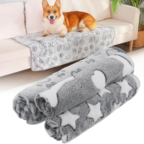 Amexo 3 Stück Hundedecke Katzendecken Waschbar, Weiche Warme Haustier Decken Flauschige Hundedecke Hundedecke Sofa Kuscheldecke Fleece Haustier Decken für Hunde Katzen Amexo 3 Stück Hundedecke Katzendecken Waschbar, Weiche Warme Haustier Decken Flauschige Hundedecke Hundedecke Sofa Kuscheldecke Fleece Haustier Decken für Hunde Katzen von Amexo