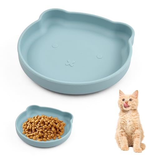 Amexo Katzennapf Flach Silikon Katzen Napf Katzennäpfe mit Saugnapf Futternapf für Katzen Futterschüssel Katze rutschfest Katzenfutternapf Katzenschüssel für Trockenfutter und Nassfutter Amexo Katzennapf Flach Silikon Katzen Napf Katzennäpfe mit Saugnapf Futternapf für Katzen Futterschüssel Katze rutschfest Katzenfutternapf Katzenschüssel für Trockenfutter und Nassfutter von Amexo