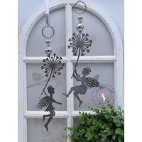Fensterdeko Metall Elfe Fee von AmfFloristik