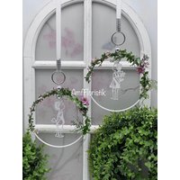 Fensterdeko Metall Ring Fenster Hänger in Verschiedene Varianten von AmfFloristik