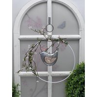 Fensterdeko Metall Vögel Ring 25cm von AmfFloristik