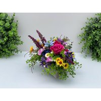 Grabgesteck Grabschmuck Sommergesteck von AmfFloristik