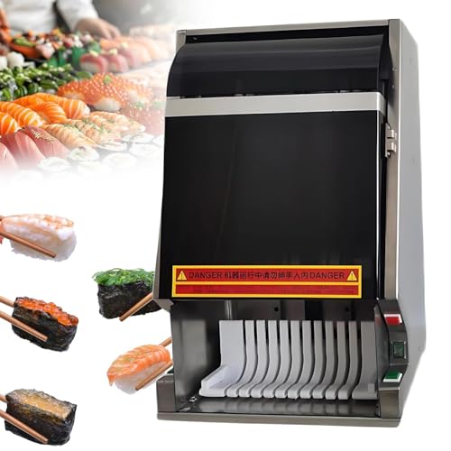 Amhuui Automatischer Sushi-Rollenschneider, Automatischer Sushi-Rollenschneider, Abnehmbare Edelstahlklinge, Schneidet Effizient Mehrere Sushi-Rollen, Für Restaurants Und Küchen Amhuui Automatischer Sushi-Rollenschneider, Automatischer Sushi-Rollenschneider, Abnehmbare Edelstahlklinge, Schneidet Effizient Mehrere Sushi-Rollen, Für Restaurants Und Küchen von Amhuui