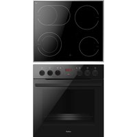 Amica Elektro-Herd-Set Fusion Design "EHCX 933 200 S" mit 1-fach-Teleskopauszug Steam Clean Set, 1 Stk. tlg. von Amica