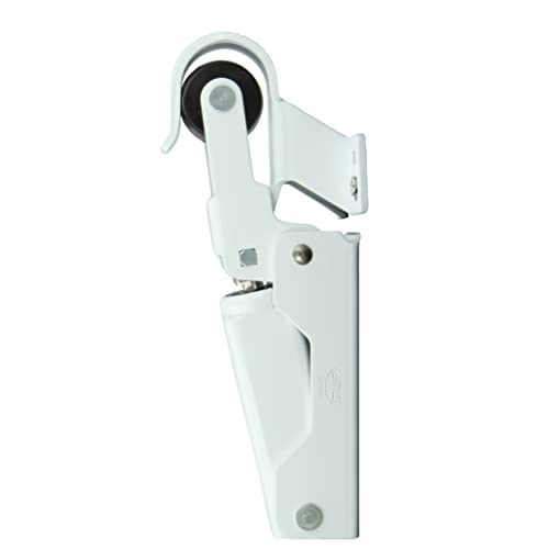 Amig - Türstopper - Hydraulische Türschließer - Hergestellt aus Aluminium - Maße: 108 x 32 mm - Ideal für Türbremse, Türstopper oder Türdämpfer - Farbe: Weiß - Maximales Gewicht 40 kg von Amig