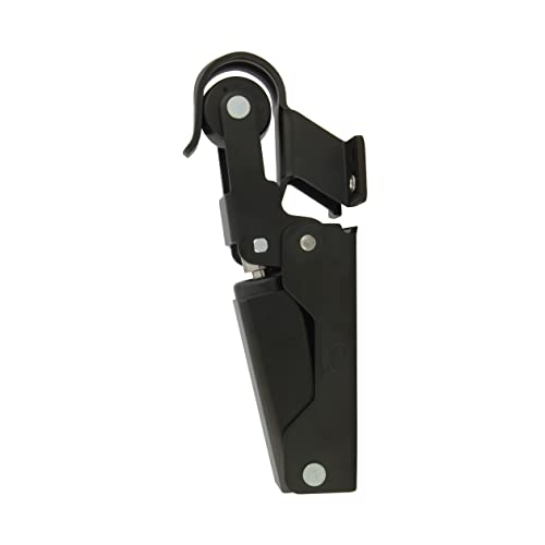 Amig - Türstopper - Hydraulische Türschließer - Hergestellt aus Aluminium - Maße: 108 x 32 mm - Ideal für Türbremse, Türstopper oder Türdämpfer - Farbe: Schwarz - Maximales Gewicht 40 kg von Amig