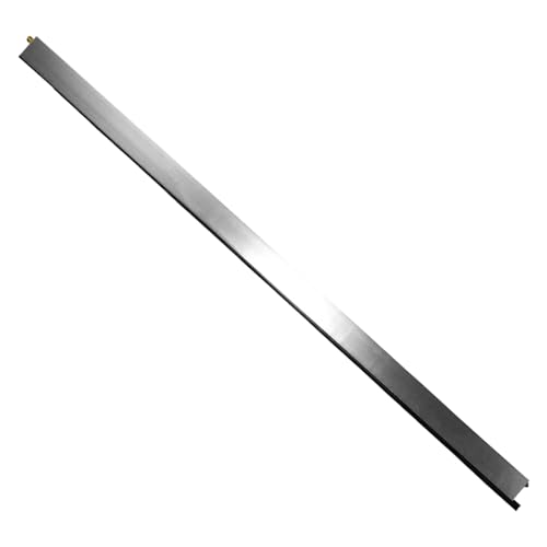 AMIG 2898 - Zugluftstopper Modell 3 | Automatisches Anschrauben | Gummiverschluss | Edelstahl-Innenmechanismus und Messinganschlag | selbstnivellierend | schneidbar | 1 m | Silber | Aluminium von Amig