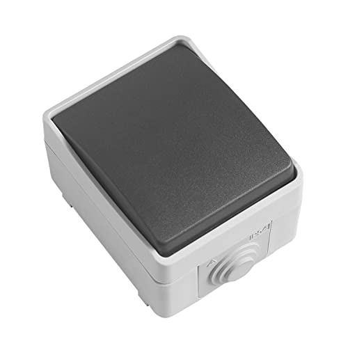 Amig 3640 - Drucktaster IP54, 10 A, 230 V, Grau von Amig