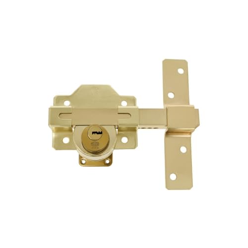 Amig - Verriegelung Sicherheit 4 | Türöffner 30V | Einsteckschloss 240 mm | NFC Schloss | Türfalle elektrisch, Gold, 105 x 170 mm, Stahl Amig - Verriegelung Sicherheit 4 | Türöffner 30V | Einsteckschloss 240 mm | NFC Schloss | Türfalle elektrisch, Gold, 105 x 170 mm, Stahl von Amig