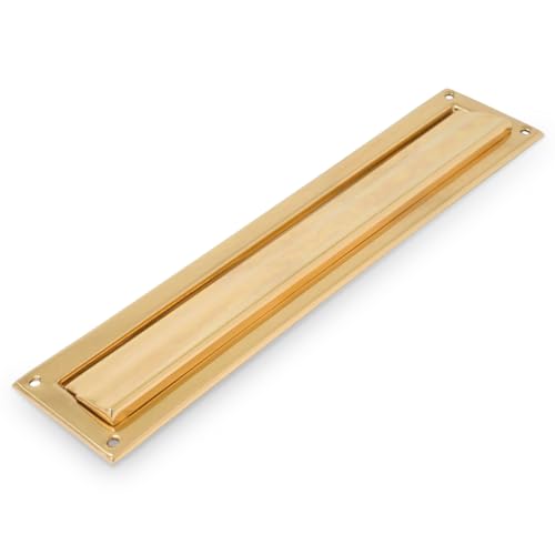 Amig - Briefschlitz für Briefkasten | Für Innen- und Außenwände oder -Türen | Briefeinwurf aus Edelstahl | Größe 342x73 cm | Schlitzmaße: 246x48 mm | Gold Farbe Amig - Briefschlitz für Briefkasten | Für Innen- und Außenwände oder -Türen | Briefeinwurf aus Edelstahl | Größe 342x73 cm | Schlitzmaße: 246x48 mm | Gold Farbe von Amig
