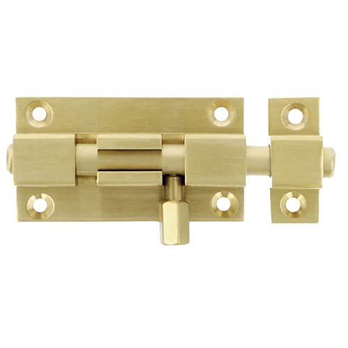 Amig - Türriegel aus Messing | Bolzenriegel Mod. 700 | Türschloss in Kumpel | Torschlossriegel Türschieber | Maße: 40 x 37 | Kompakter Aufschraubschließriegel | Geeignet für Türen und Fenster Amig - Türriegel aus Messing | Bolzenriegel Mod. 700 | Türschloss in Kumpel | Torschlossriegel Türschieber | Maße: 40 x 37 | Kompakter Aufschraubschließriegel | Geeignet für Türen und Fenster von Amig