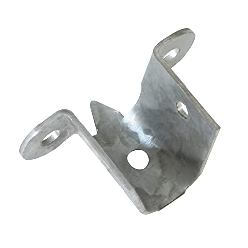 Amig - Metallspießhalter aus verzinktem Stahl für Rolllädenachse, robust, rost- und korrosionsbeständig, Maße: 32 x 23 mm von Amig