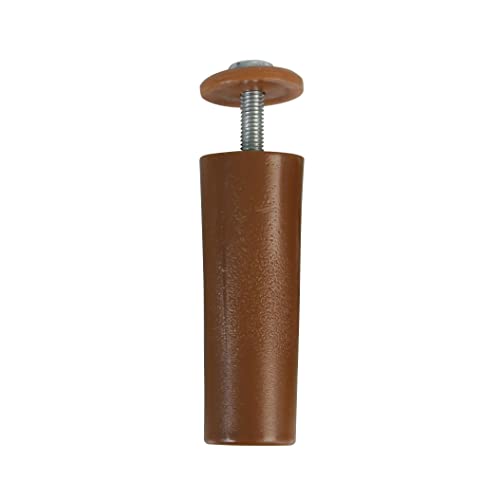 Amig – 2er-Pack Anschläge für Rollläden aus braunem Kunststoff | Stoßdämpfer mit M5 Anti-Rost-Schraube und äußerer Unterlegscheibe | Wetterbeständig | Länge: 60 mm Amig – 2er-Pack Anschläge für Rollläden aus braunem Kunststoff | Stoßdämpfer mit M5 Anti-Rost-Schraube und äußerer Unterlegscheibe | Wetterbeständig | Länge: 60 mm von Amig