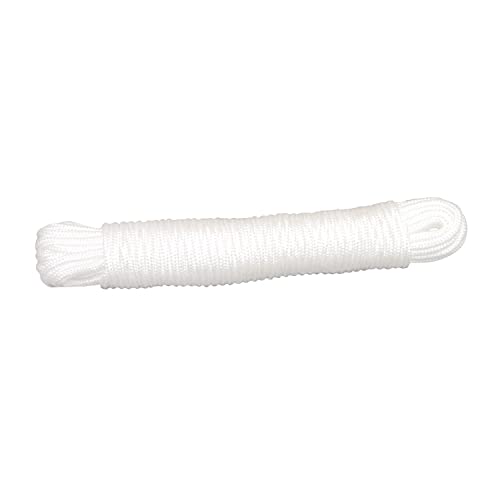 Amig - Weißes Geflochtenes Seil aus Polypropylen Mod. 20140 | Mehrzweckschnur, ideal für Heimwerker, BAU, Angeln, Gartenarbeit oder Landwirtschaft | Maße: Ø 2,75 mm x 10 m von Amig