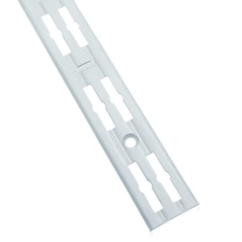 Amig - Set mit Zwei Reißverschlüssen für die Wand, Modell 7000 aus Stahl, weiß lackiert, perfekt für Regale oder persönliche Regale, 2 Stück x 0,5 m Amig - Set mit Zwei Reißverschlüssen für die Wand, Modell 7000 aus Stahl, weiß lackiert, perfekt für Regale oder persönliche Regale, 2 Stück x 0,5 m von Amig