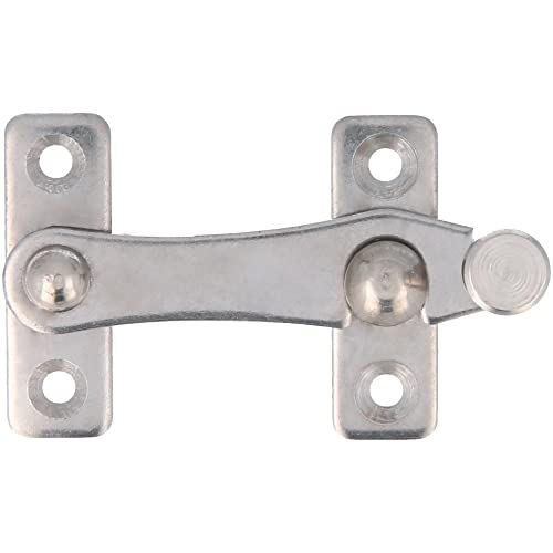 Amig - Türklopfer für Fensterläden rechts | 75 x 46 mm | Haken für Türen, Fenster und Fensterläden | Schloss innen und außen | Edelstahl 18/8 silber glänzend Amig - Türklopfer für Fensterläden rechts | 75 x 46 mm | Haken für Türen, Fenster und Fensterläden | Schloss innen und außen | Edelstahl 18/8 silber glänzend von Amig