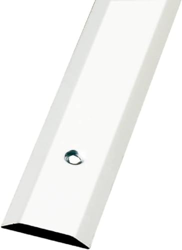 Amig - Bodendichtleiste - 985 mm x 34 mm - Glatte Übergangsleiste mit Befestigung durch Anschrauben - Kantenumleimer zum Verkleben - 18/8 Edelstahl, matt silberfarben von Amig