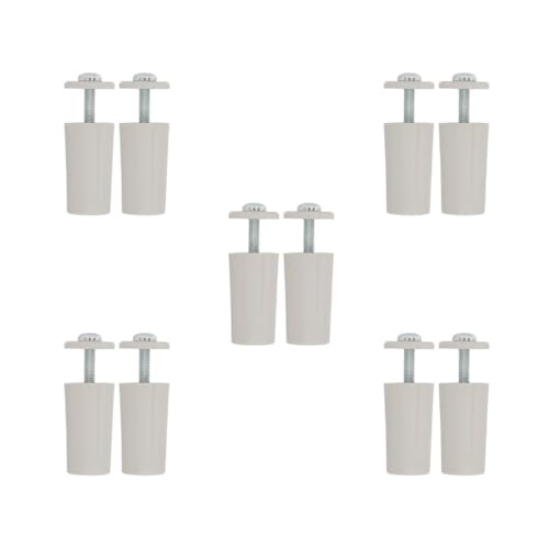 Amig - 10er-Pack Anschläge für Rollläden | Stoßdämpfer mit M5-Rostschutzschraube und Außenunterlegscheibe | Wetterbeständig | Länge: 60 mm | Grau Amig - 10er-Pack Anschläge für Rollläden | Stoßdämpfer mit M5-Rostschutzschraube und Außenunterlegscheibe | Wetterbeständig | Länge: 60 mm | Grau von Amig
