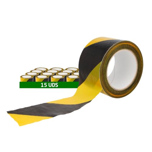 AMIG - Markierungsband - 15er-Pack - Nicht klebend - LDPE Polyethylen - 70 mm x 15 x 500 m - Rot und Weiß von Amig