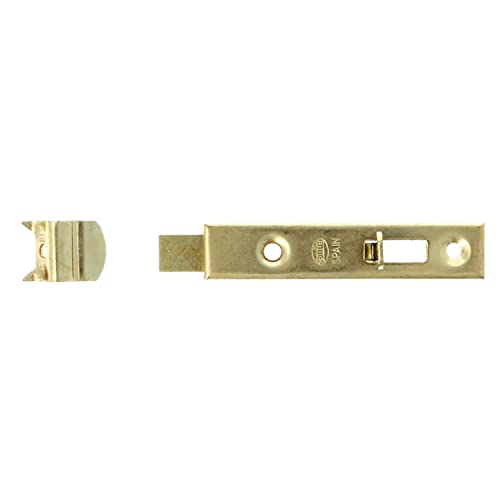 Amig - 2er Set Stahl Bolzenriegel Mod. 368 | Türschloss Messing Überzug | Torschlossriegel für Durchgangstüren | Einfache Installation | Tür Sicherheitsriegel Innen, Bunt, 80 x 15 mm, Legierter Stahl Amig - 2er Set Stahl Bolzenriegel Mod. 368 | Türschloss Messing Überzug | Torschlossriegel für Durchgangstüren | Einfache Installation | Tür Sicherheitsriegel Innen, Bunt, 80 x 15 mm, Legierter Stahl von Amig