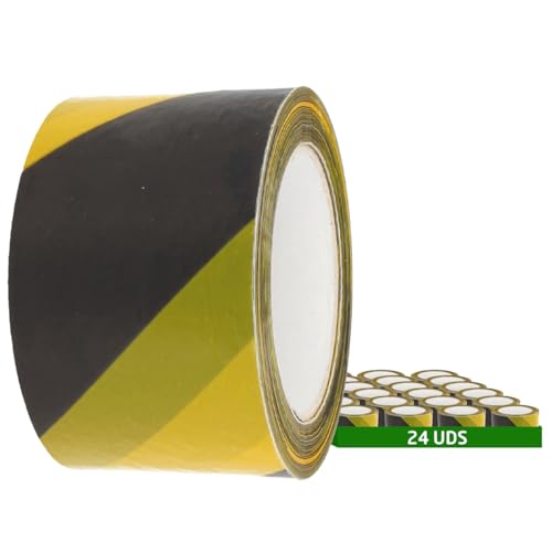 Amig - 24er-Set Absperrbänder | Aus Niederdruck-Polyethylen LDPE | Maße: 200 m lang x 70 mm breit | Markierungsband zur Kennzeichnung von Sicherheitszonen | Farbe: Gelb und Schwarz Amig - 24er-Set Absperrbänder | Aus Niederdruck-Polyethylen LDPE | Maße: 200 m lang x 70 mm breit | Markierungsband zur Kennzeichnung von Sicherheitszonen | Farbe: Gelb und Schwarz von Amig
