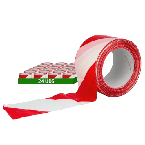 AMIG - Markierungsband - 24er-Pack - Nicht klebend - LDPE Polyethylen - 70 mm x 24 x 200 m - Gelb und Schwarz AMIG - Markierungsband - 24er-Pack - Nicht klebend - LDPE Polyethylen - 70 mm x 24 x 200 m - Gelb und Schwarz von Amig