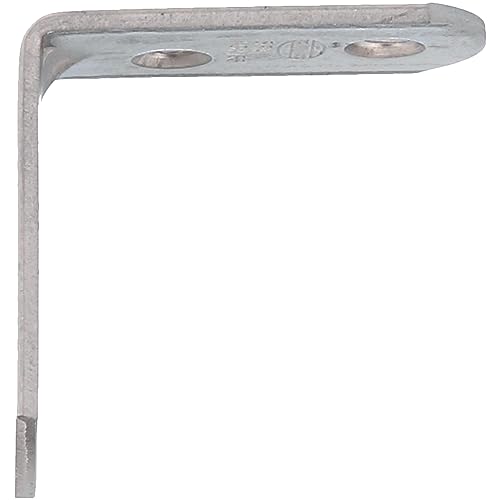 Amig – Packung mit 100 Metallverstärkungswinkeln | 40 x 19 x 2 mm | Runde Kante | Entworfen in L-Form | Zum Befestigen von Holzmöbeln oder zum Platzieren von Regalen und Regalen | Mattierter Edelstahl Amig – Packung mit 100 Metallverstärkungswinkeln | 40 x 19 x 2 mm | Runde Kante | Entworfen in L-Form | Zum Befestigen von Holzmöbeln oder zum Platzieren von Regalen und Regalen | Mattierter Edelstahl von Amig