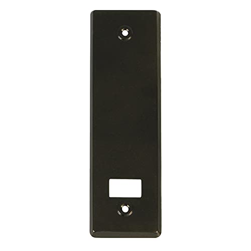 Amig - Abdeckung oder Abdeckung aus Aluminium mit Bronze-Finish für Rollladenwickler | Maße: 22,2 x 6,5 cm | Schraubenabstand 17 cm | Dicke 0,5 mm von Amig