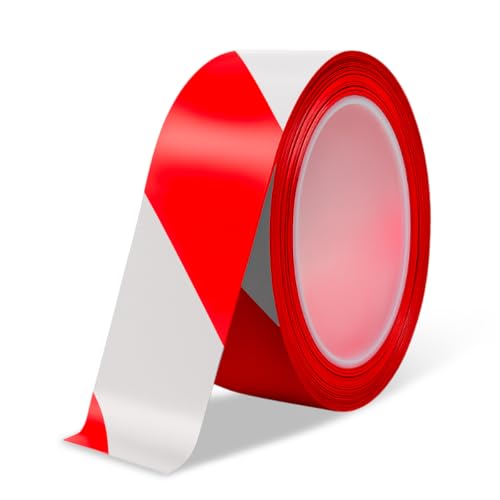 AMIG - Markierungsband - Zur Abgrenzung von Gefahrenbereichen - Nicht klebend - LDPE Polyethylen - 70 mm x 200 m - Gelb und Schwarz von Amig