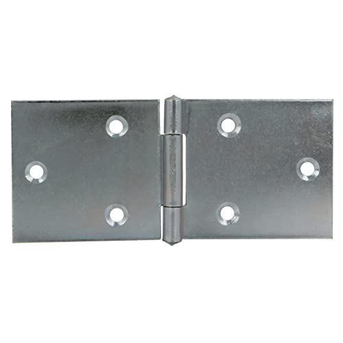 Amig - Breites Scharnier | 63 x 150 mm | Mehrzweck | Quadratische Kanten | geräuscharmes Öffnen und Schließen | Türsicherung | verzinkter Stahl von Amig