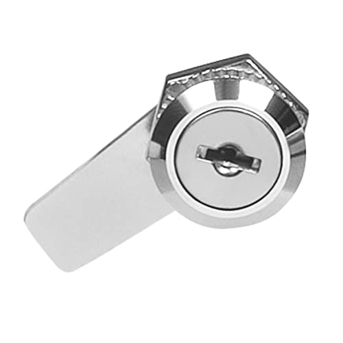 Amig - Briefkastenschloss aus vernickeltem Stahl mit gerader Klappe von 42 mm | Sicherheitsverschluss für Post mit 2 Schlüsseln im Rohwert | Maße: Ø18 x 16 x 42 mm | einfach zu installieren Amig - Briefkastenschloss aus vernickeltem Stahl mit gerader Klappe von 42 mm | Sicherheitsverschluss für Post mit 2 Schlüsseln im Rohwert | Maße: Ø18 x 16 x 42 mm | einfach zu installieren von Amig