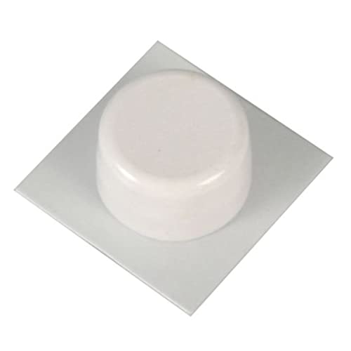 Amig | Klebepuffer für Türen, 45 x 45 mm | Modell 405 | Kunststoff | Edelstahl-Finish | Quadratische Metallbasis | Bodenbefestigung | Einfache Montage Amig | Klebepuffer für Türen, 45 x 45 mm | Modell 405 | Kunststoff | Edelstahl-Finish | Quadratische Metallbasis | Bodenbefestigung | Einfache Montage von Amig