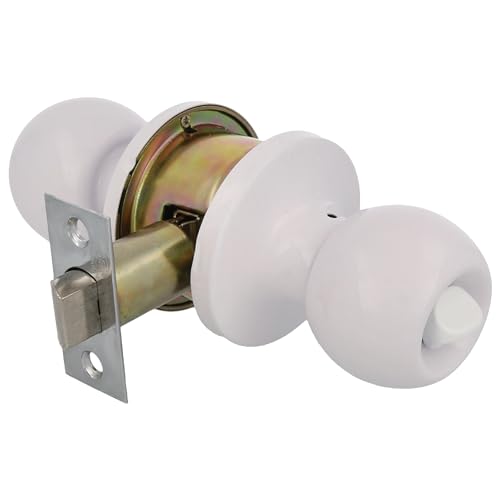 Amig - Knauf-Kugelset | Notfallsystem von außen und Verriegelung von innen | Einsteckschloss 60/70 mm | Eckige Kante | Messing | Weiß | Für 35 bis 45 cm dicke Türen Amig - Knauf-Kugelset | Notfallsystem von außen und Verriegelung von innen | Einsteckschloss 60/70 mm | Eckige Kante | Messing | Weiß | Für 35 bis 45 cm dicke Türen von Amig