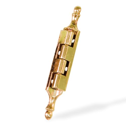 Amig - Messing-Scharnier für Schränke - Zamak - 79 X 40 mm - Abnehmbar - Korrosionsbeständig und Langlebig - Einfach zu Installieren Amig - Messing-Scharnier für Schränke - Zamak - 79 X 40 mm - Abnehmbar - Korrosionsbeständig und Langlebig - Einfach zu Installieren von Amig
