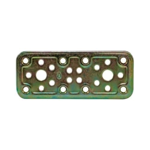 Amig - Perforierte Anschlussplatte | 80 x 50 x 2,2 mm | Befestigung von Holzkonstruktionen | Für Pfeiler-Träger-Verbindungen, Spleiße und Reparaturen | Verzinkter Stahl Amig - Perforierte Anschlussplatte | 80 x 50 x 2,2 mm | Befestigung von Holzkonstruktionen | Für Pfeiler-Träger-Verbindungen, Spleiße und Reparaturen | Verzinkter Stahl von Amig