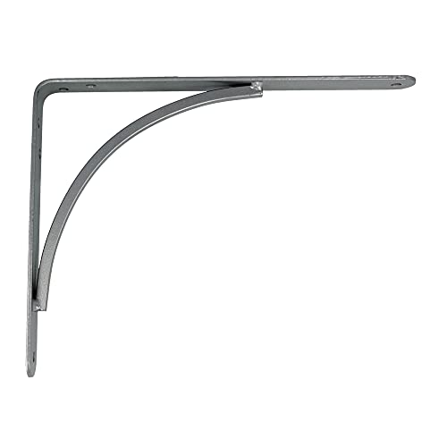 Amig - Regalwinkel Edelstahl Mod. 10 | Metallwinkel für Regale | Regalhalterung | Farbe: Metallisches Grau | Maße: 150 x 125 mm | Empfohlenes max Gewicht: 105 kg Amig - Regalwinkel Edelstahl Mod. 10 | Metallwinkel für Regale | Regalhalterung | Farbe: Metallisches Grau | Maße: 150 x 125 mm | Empfohlenes max Gewicht: 105 kg von Amig
