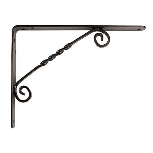 Amig - Regalwinkel Edelstahl Mod. 11 | Metallwinkel für Regale | Regalhalterung | Farbe: Schwarz | Maße: 250 x 200 mm | Empfohlenes max Gewicht: 60 kg Amig - Regalwinkel Edelstahl Mod. 11 | Metallwinkel für Regale | Regalhalterung | Farbe: Schwarz | Maße: 250 x 200 mm | Empfohlenes max Gewicht: 60 kg von Amig