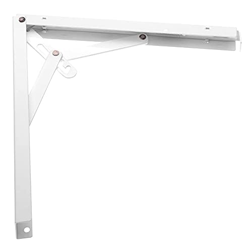 Amig - Regalwinkel Edelstahl Mod. 8 | Klappkonsole für Regale | Regalhalterung | Farbe: Weiß | Maße: 200 x 185 mm | Empfohlenes max Gewicht: 50 kg Amig - Regalwinkel Edelstahl Mod. 8 | Klappkonsole für Regale | Regalhalterung | Farbe: Weiß | Maße: 200 x 185 mm | Empfohlenes max Gewicht: 50 kg von Amig