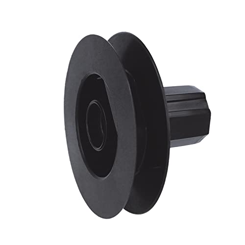 Amig - Schwarze Gurtscheibe aus Nylon für Rollladen-Wellenlager | Für 18-mm-Gurtbänder, 42-mm-Rohre und Stirnwände aus Aluminium | Durchmesser 120 mm von Amig