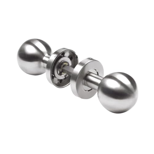 Amig - Runde Drehknauf-Set für Innentüren Mod. 11 g | Ø 62 x 77 mm | rechteckige Plattenverkleidung | ergonomischer Griff | Edelstahl 18/8 matt Amig - Runde Drehknauf-Set für Innentüren Mod. 11 g | Ø 62 x 77 mm | rechteckige Plattenverkleidung | ergonomischer Griff | Edelstahl 18/8 matt von Amig
