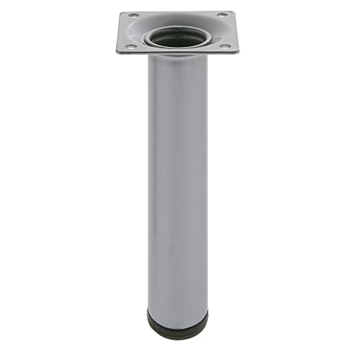 Amig Tischbein | Modell 4 | Ø30 x 400 mm | 4 Punkte verschraubt | belastbar bis 10 kg/Bein | silberner Stahl Amig Tischbein | Modell 4 | Ø30 x 400 mm | 4 Punkte verschraubt | belastbar bis 10 kg/Bein | silberner Stahl von Amig