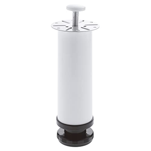 Amig - Rundes Möbelbein | Mod. 5 | 150 x 50 x 1,2 mm | Höhenverstellbar von 10 mm | Belastbar bis 20 kg/Fuß | mit hoher Festigkeit | Stahl weiß Amig - Rundes Möbelbein | Mod. 5 | 150 x 50 x 1,2 mm | Höhenverstellbar von 10 mm | Belastbar bis 20 kg/Fuß | mit hoher Festigkeit | Stahl weiß von Amig